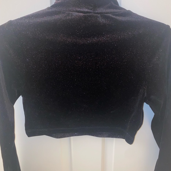 Bunny Holiday x American Apparel cropped black turtleneck - Picture 2 of 2